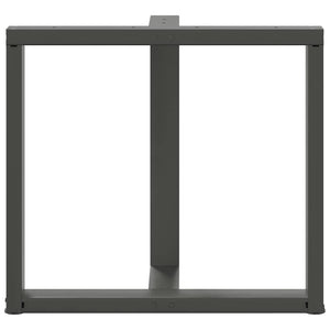 Tischbeine T-Form Anthrazit 80x35 cm, 2er Set