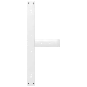 Esstischbeine T-Form, 2er Set, Weiß