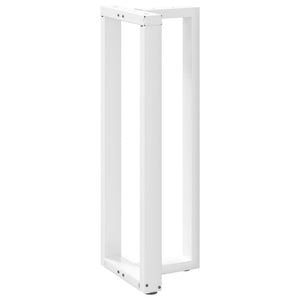 Weiße Bartischbeine T-Form, 2er Set