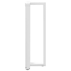 Weiße Bartischbeine T-Form, 2er Set