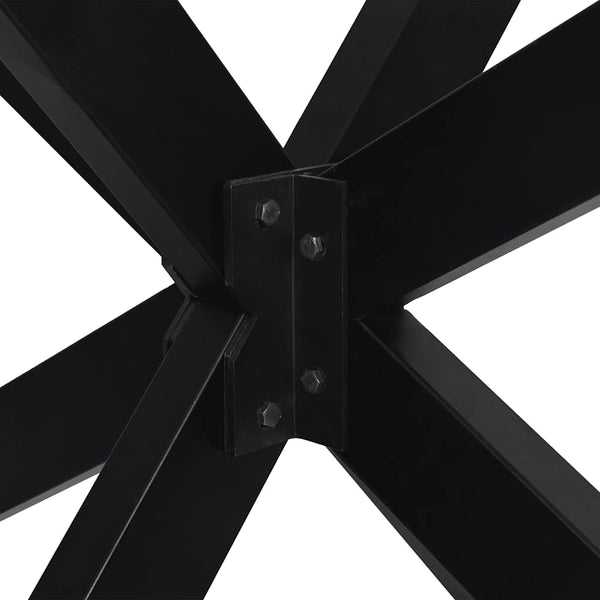 Schwarzes Couchtischbein Spinnenform Stahl