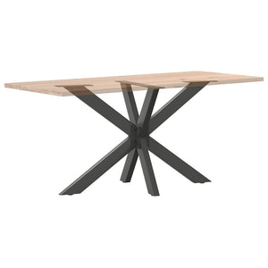 vidaXL Dining Table Leg Spider Shape Anthracite 120x68x(72-73) cm Steel