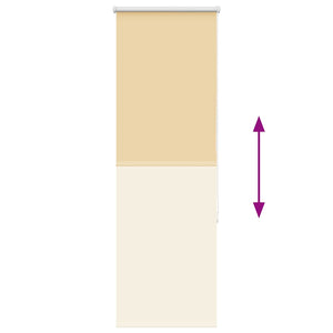 Beige Verdunkelungsrollo 60x130cm