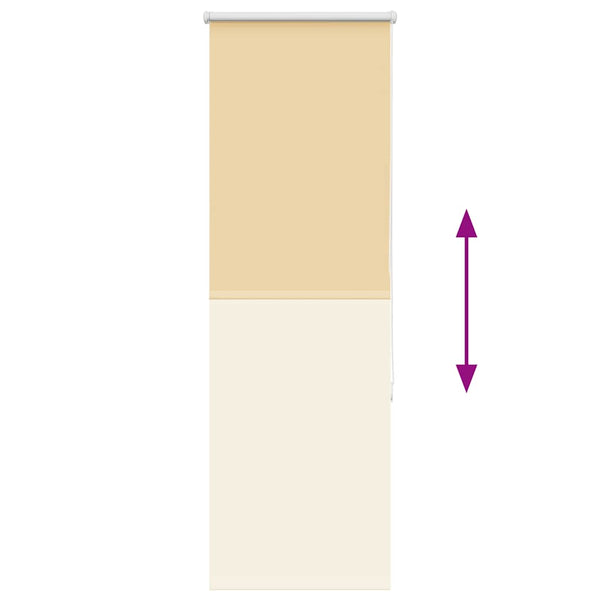Beige Verdunkelungsrollo 60x130cm