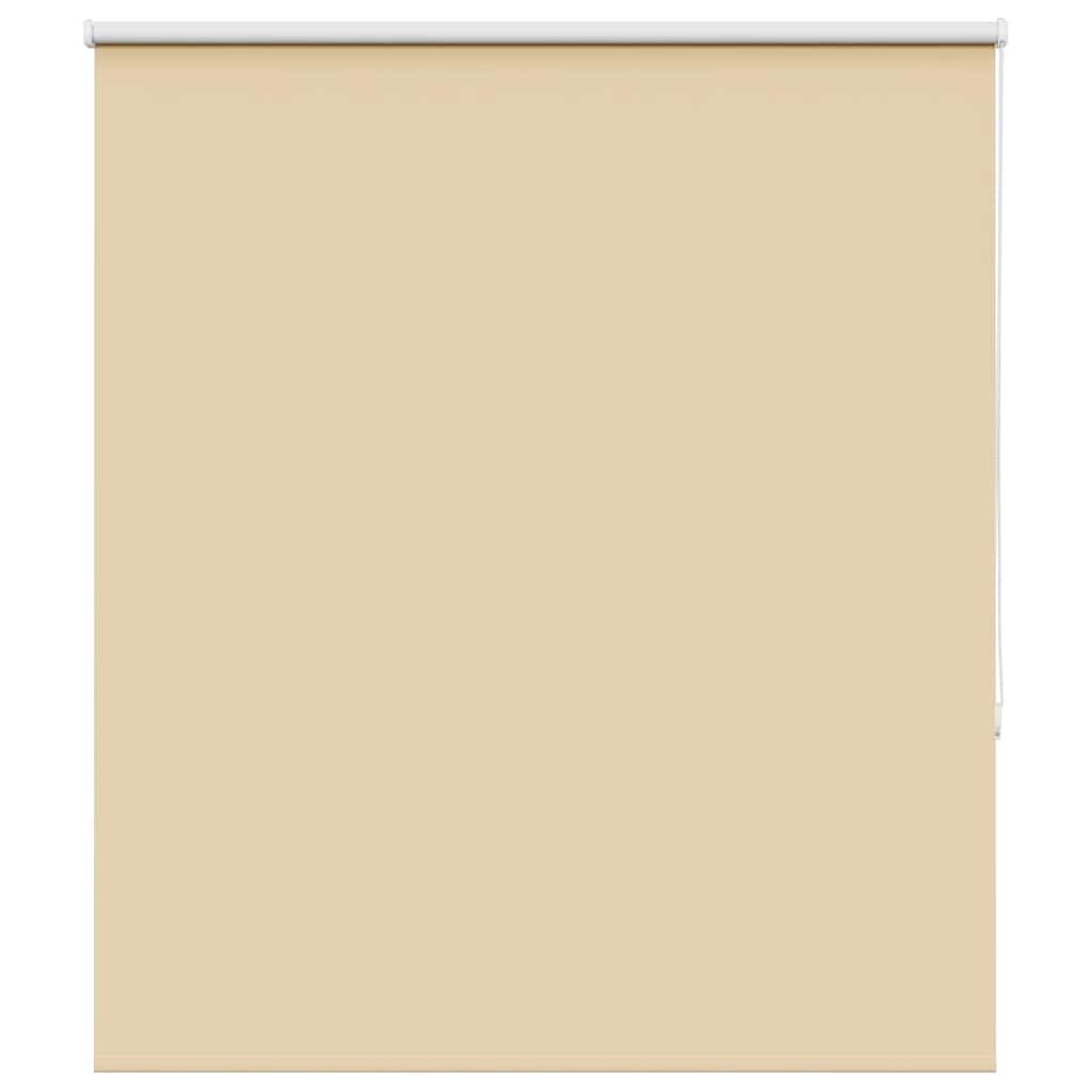 vidaXL Blackout Roller Blind Beige 120x130 cm Fabric Width 116.6 cm