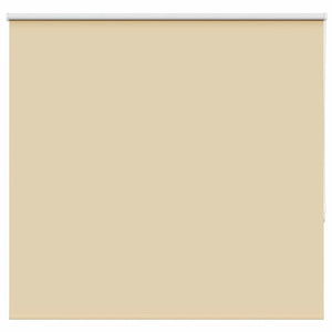 vidaXL Blackout Roller Blind Beige 160x130 cm Fabric Width 156.6 cm