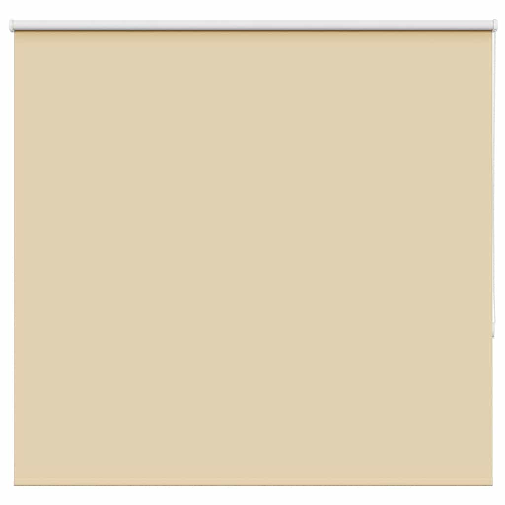 vidaXL Blackout Roller Blind Beige 160x130 cm Fabric Width 156.6 cm