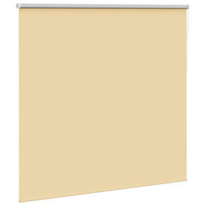 vidaXL Blackout Roller Blind Beige 160x130 cm Fabric Width 156.6 cm