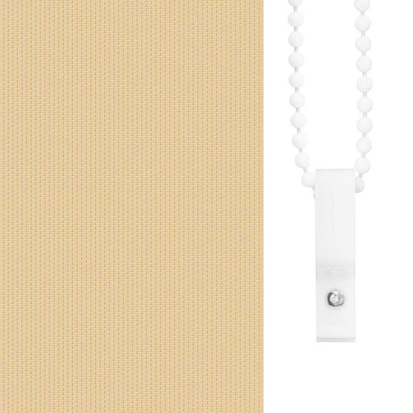 vidaXL Blackout Roller Blind Beige 160x130 cm Fabric Width 156.6 cm