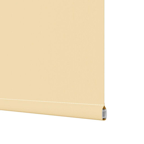 vidaXL Blackout Blind Beige 120x150 cm Fabric Width 116.6 cm