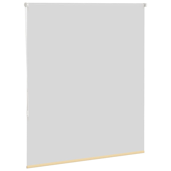 vidaXL Blackout Roller Blind Beige 140x150 cm Fabric Width 136.6 cm
