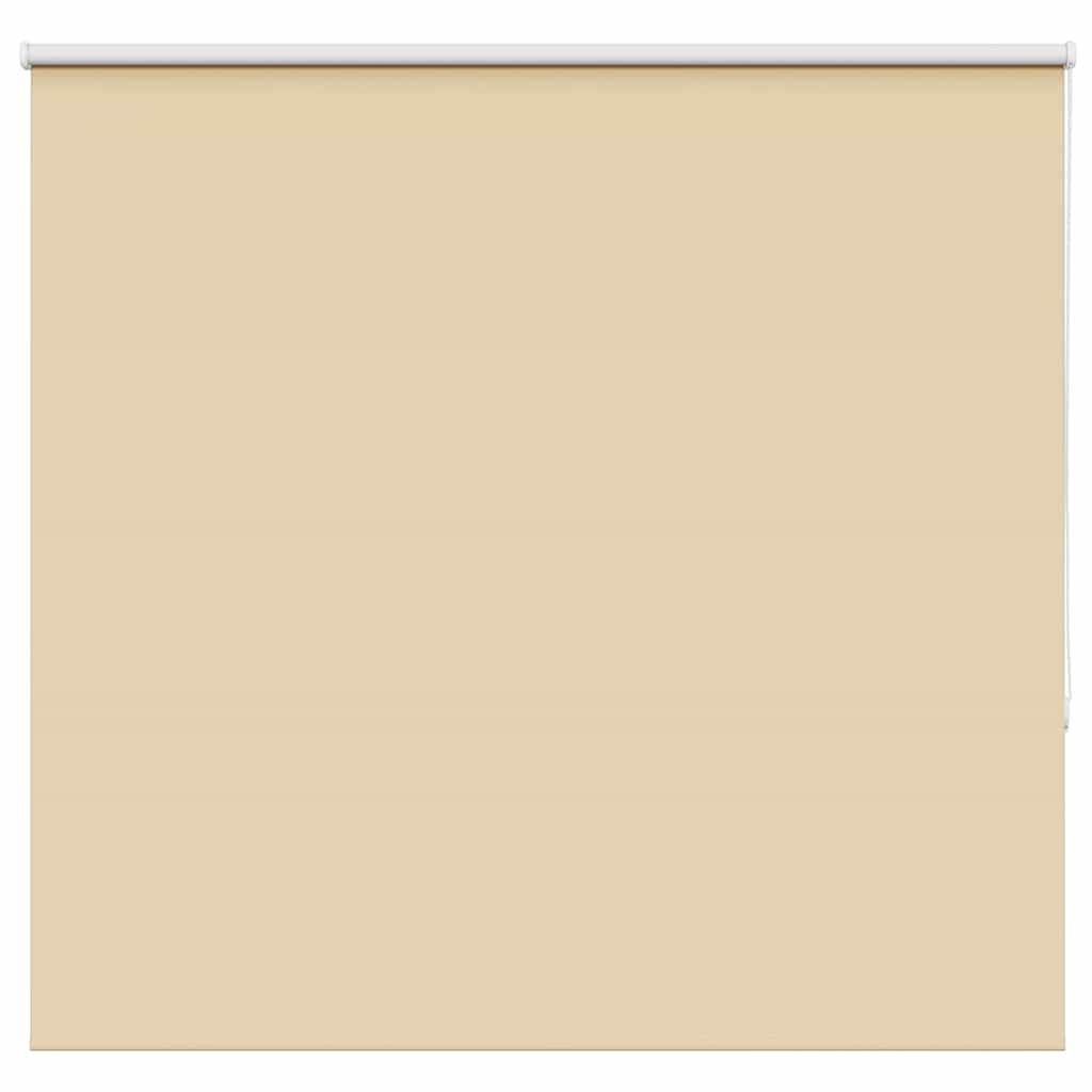 vidaXL Blackout Roller Blind Beige 160x150 cm Fabric Width 156.6 cm