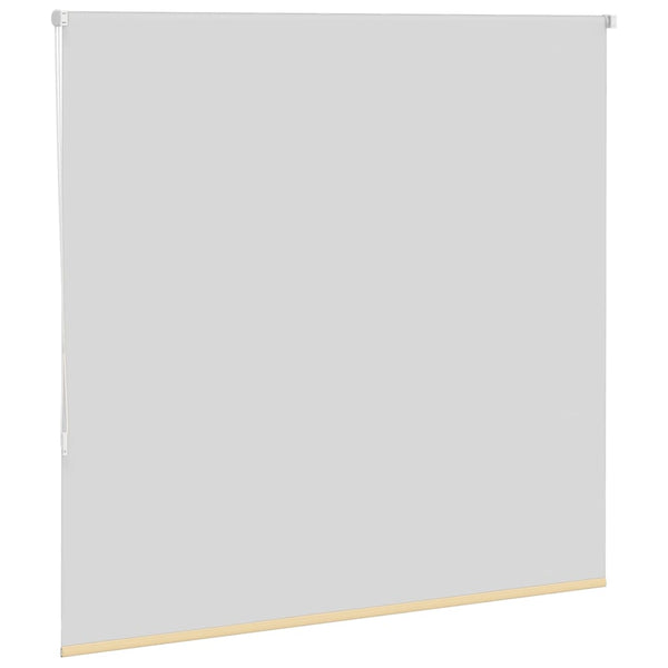 vidaXL Blackout Roller Blind Beige 160x150 cm Fabric Width 156.6 cm