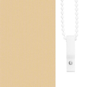 vidaXL Blackout Roller Blind Beige 160x150 cm Fabric Width 156.6 cm