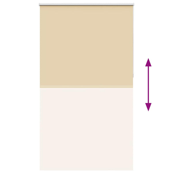 Beige Verdunkelungsrollo 130x210 cm