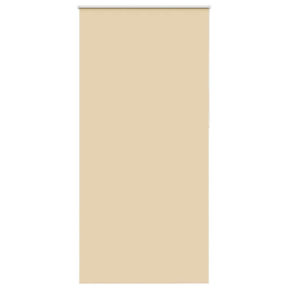 vidaXL Blackout Roller Blind Beige 110x230 cm Fabric width 105.7 cm