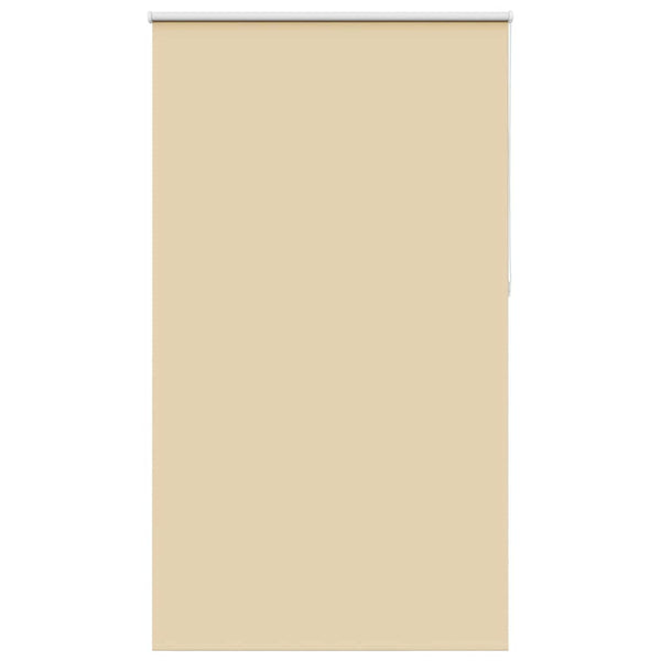 vidaXL Blackout Roller Blind Beige 125x230 cm Fabric Width 121.6 cm