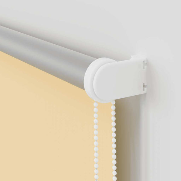 vidaXL Blackout Roller Blind Beige 125x230 cm Fabric Width 121.6 cm