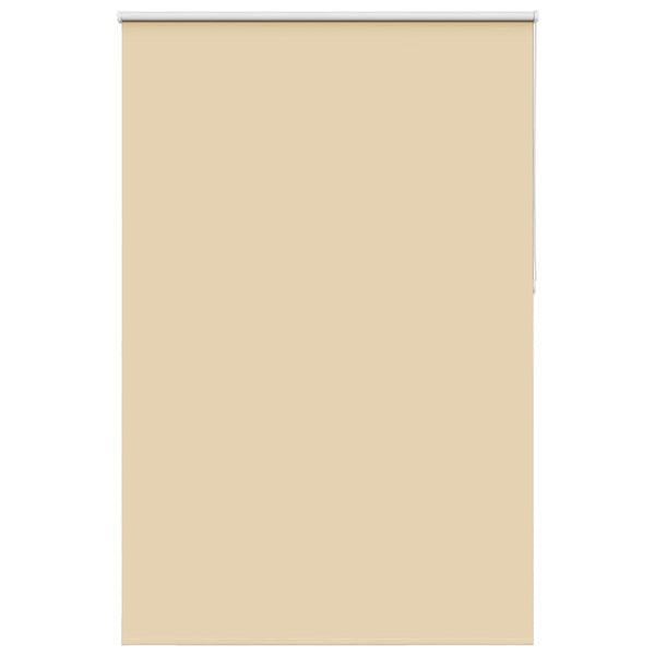 vidaXL Blackout Roller Blind Beige 145x230 cm Fabric width 141.6 cm
