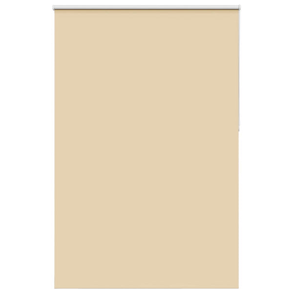 vidaXL Blackout Roller Blind Beige 160x230 cm Fabric Width 156.6 cm