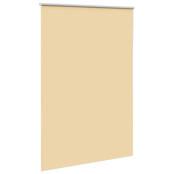 vidaXL Blackout Roller Blind Beige 160x230 cm Fabric Width 156.6 cm