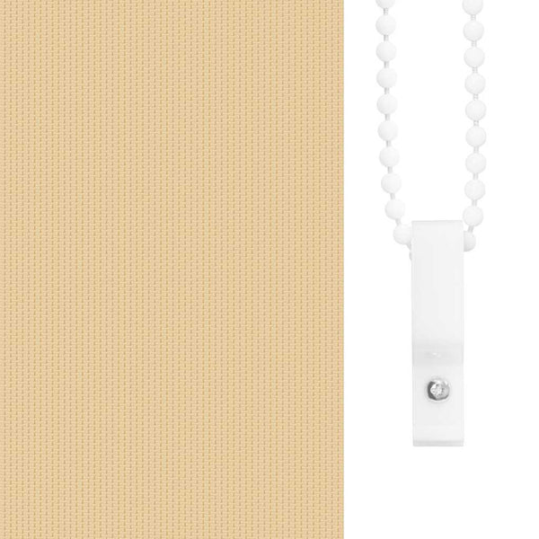 vidaXL Blackout Roller Blind Beige 160x230 cm Fabric Width 156.6 cm