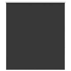 vidaXL Black Blackout Blind 135x130 cm Fabric width 131.6 cm