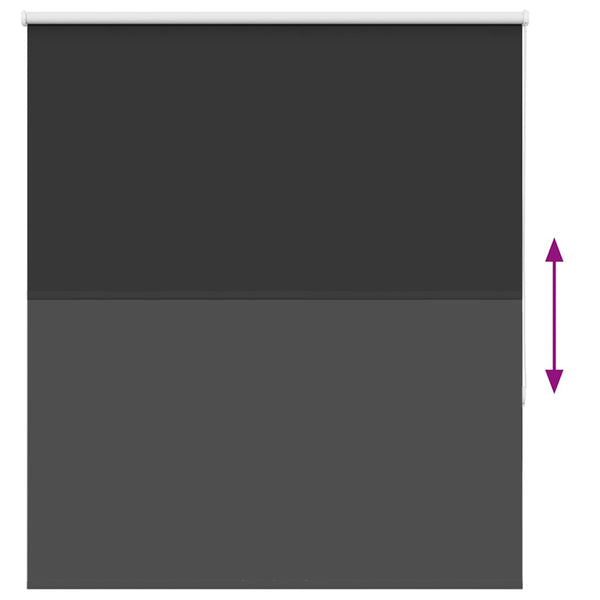 Verdunkelungsrollo Schwarz 135x175 cm