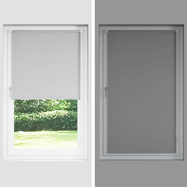 Verdunkelungsrollo Schwarz 140x175 cm
