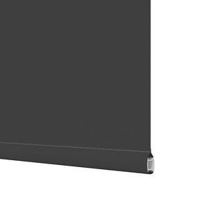 vidaXL Black Blackout Roller Blind 130x210 cm Fabric width 126.6 cm