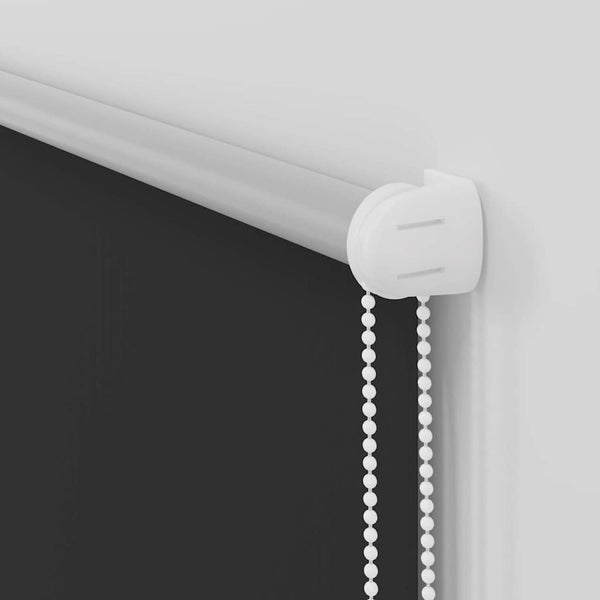 vidaXL Black Blackout Roller Blind 80x230 cm Fabric width 75.7 cm