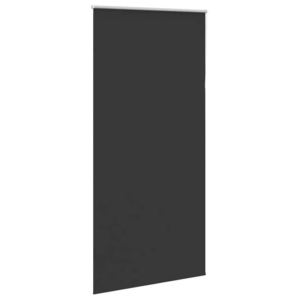 vidaXL Black Blackout Roller Blind 115x230 cm Fabric Width 110.7 cm