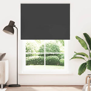 vidaXL Black Blackout Blind 145x230 cm Fabric width 141.6 cm