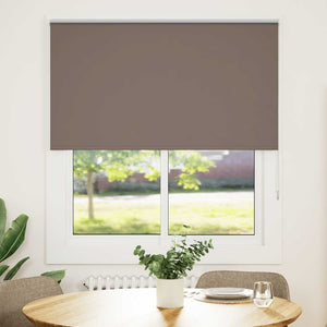 vidaXL Blackout Roller Blind Coffee Brown 120x130cm Fabric width 116.6cm
