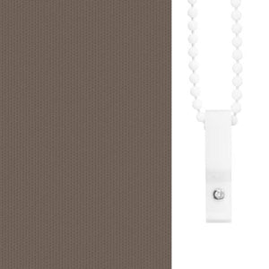 vidaXL Blackout Roller Blind Coffee Brown 125x130cm Fabric Width 121.6cm