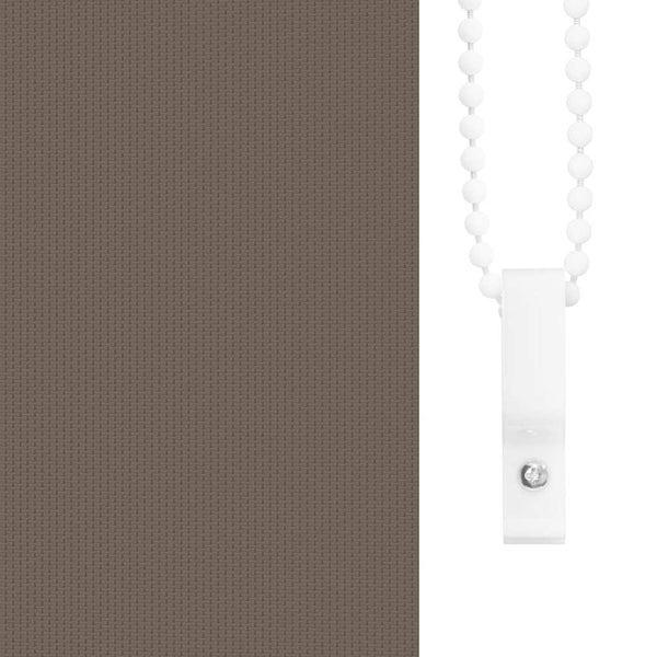 vidaXL Blackout Roller Blind Coffee Brown 135x130cm Fabric width 131.6cm