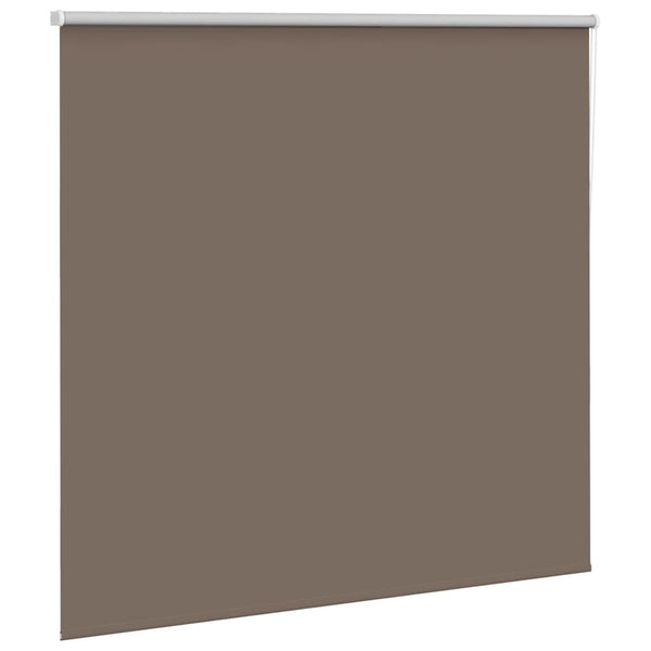 vidaXL Blackout Blind Coffee Brown 160x130cm Fabric Width 156.6cm