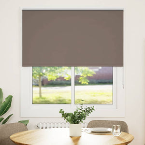 vidaXL Blackout Roller Blind Coffee Brown 130x150 cm Fabric width 126.6 cm