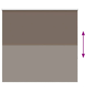 Verdunkelungsrollo Kaffeebraun 150x175 cm