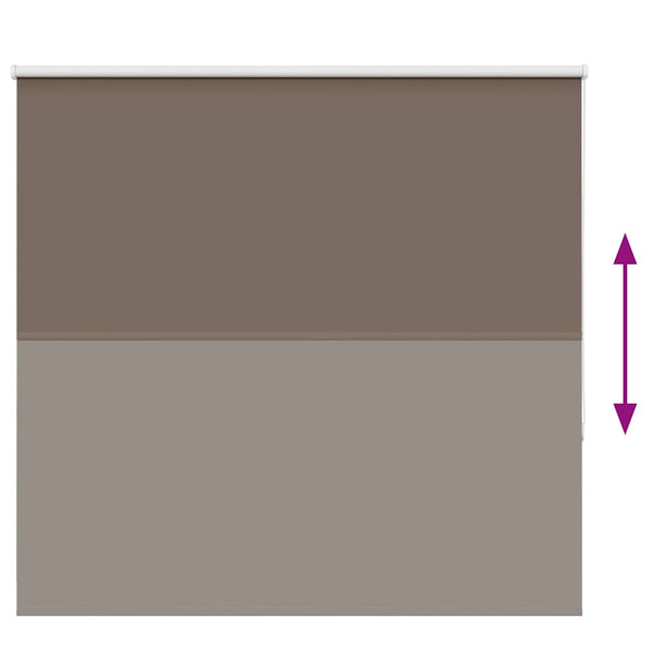 Verdunkelungsrollo Kaffeebraun 150x175 cm