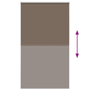 Verdunkelungsrollo Kaffeebraun 125x210 cm