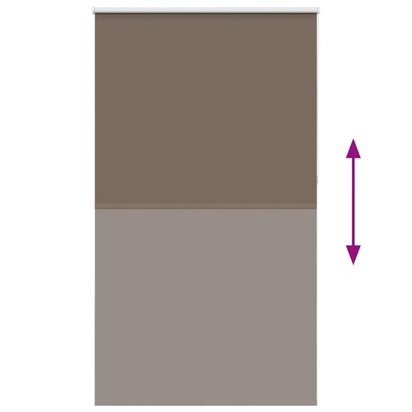Verdunkelungsrollo Kaffeebraun 125x210 cm
