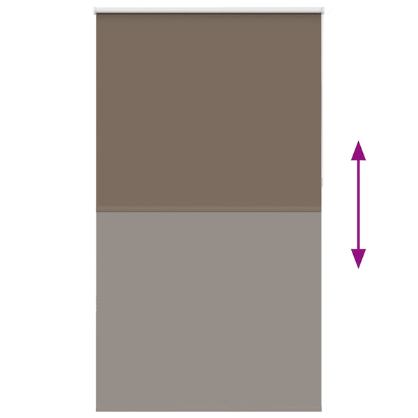 Verdunkelungsrollo Kaffeebraun 135x210 cm