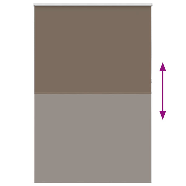 Verdunkelungsrollo Kaffeebraun 150x210 cm