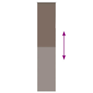 Kaffeebraunes Verdunkelungsrollo 50x230 cm