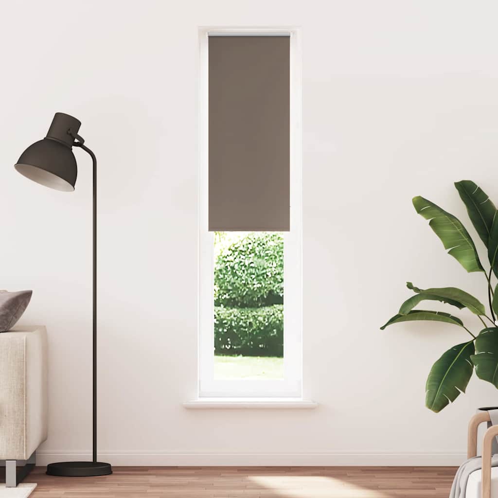 Kaffeebraunes Verdunkelungsrollo 55x230cm