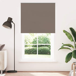 vidaXL Blackout Roller Blind Coffee Brown 125x230 cm Fabric Width 121.6 cm