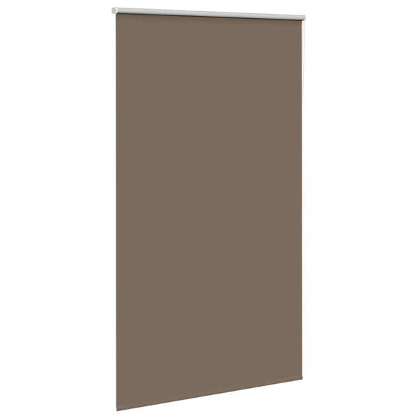 vidaXL Blackout Roller Blind Coffee Brown 135x230 cm Fabric Width 131.6 cm