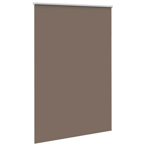 vidaXL Blackout Roller Blind Coffee Brown 145x230 cm Fabric width 141.6 cm