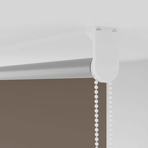 vidaXL Blackout Roller Blind Coffee Brown 145x230 cm Fabric width 141.6 cm